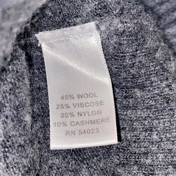 3/$25 Banana Republic Luxury Cashmere Blend Buttoned Cowl Neck Sweater Size XS - Picture 9 of 10